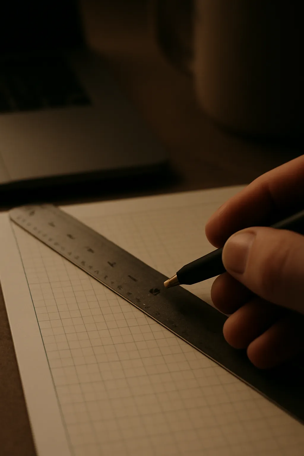 Desk and tools detail