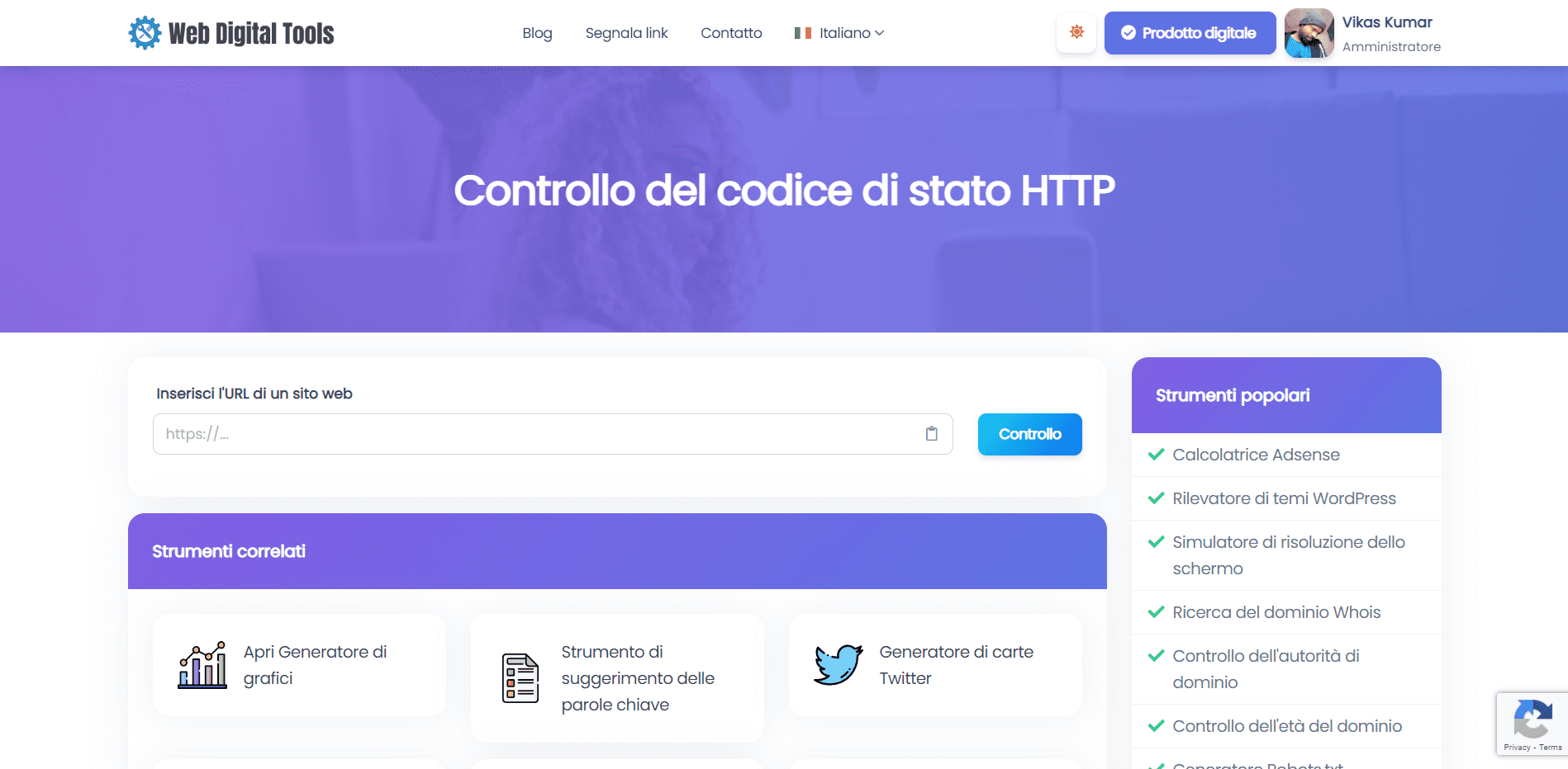 Controllo del codice di stato HTTP
