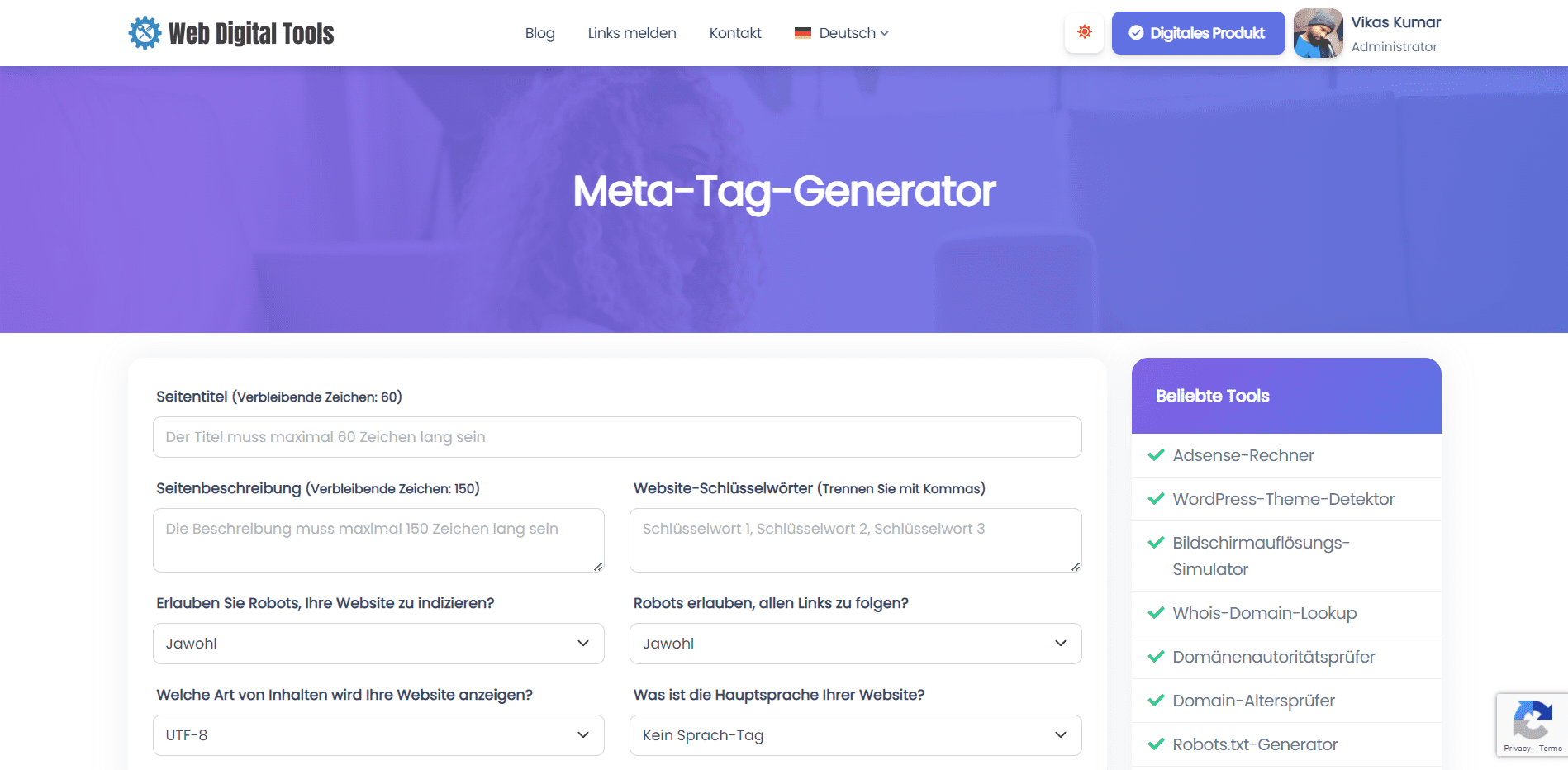 Meta-Tag-Generator
