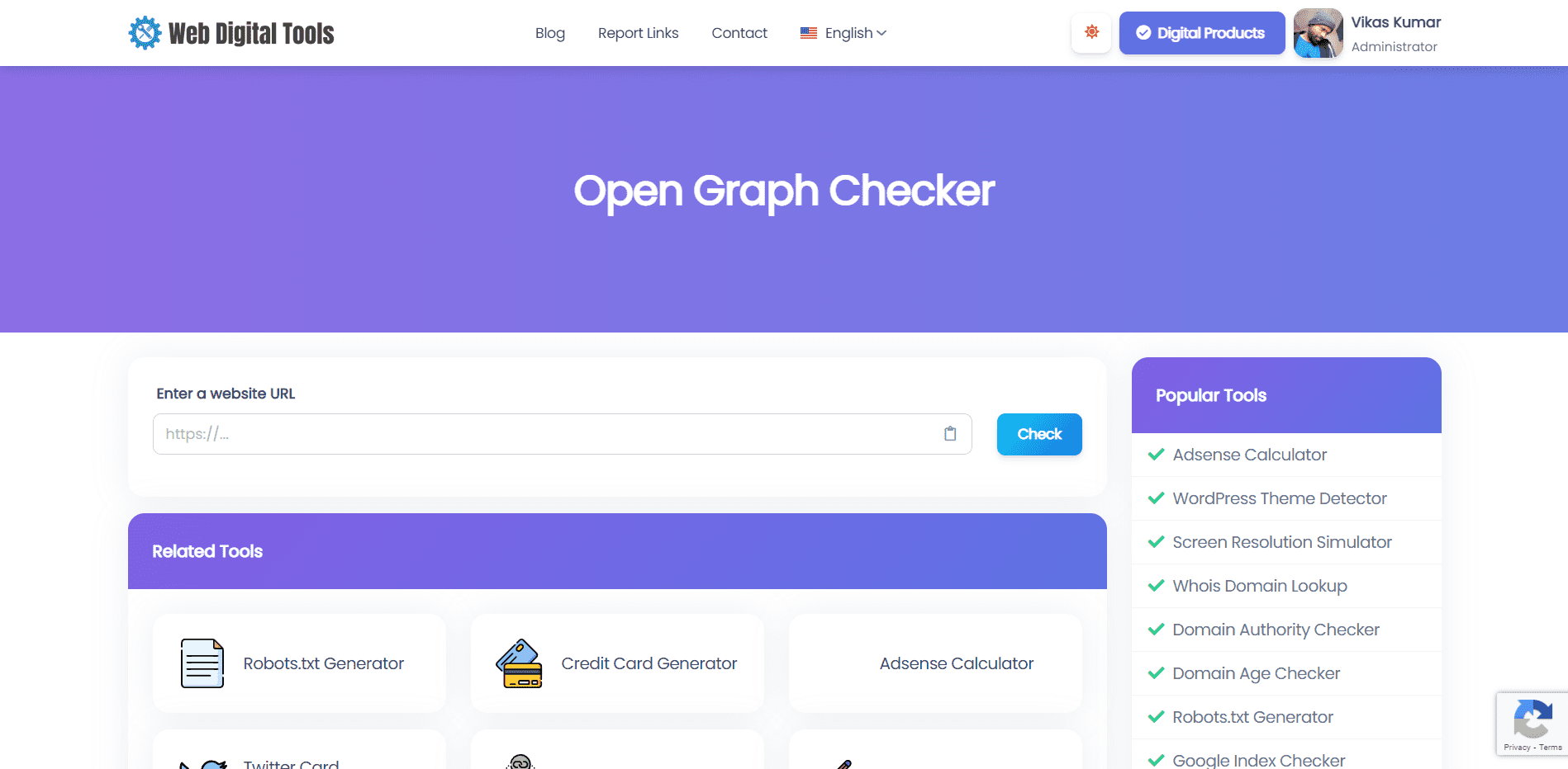 Open Graph Checker