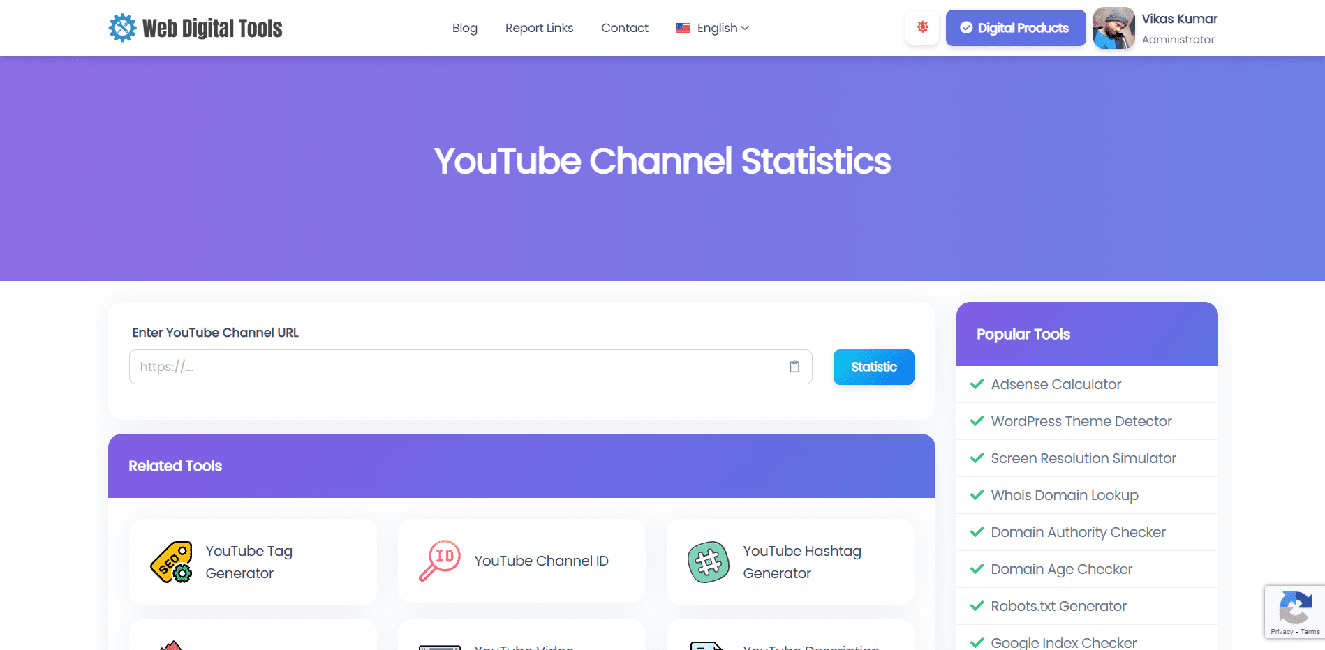 YouTube Channel Statistics