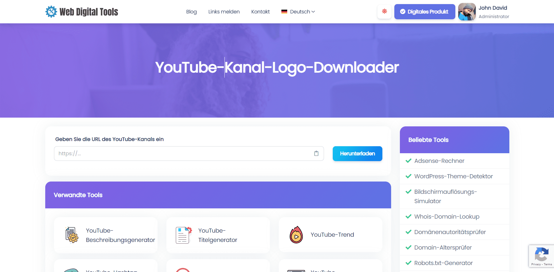 YouTube-Kanal-Logo-Downloader