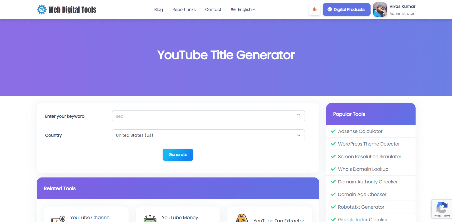 YouTube Title Generator