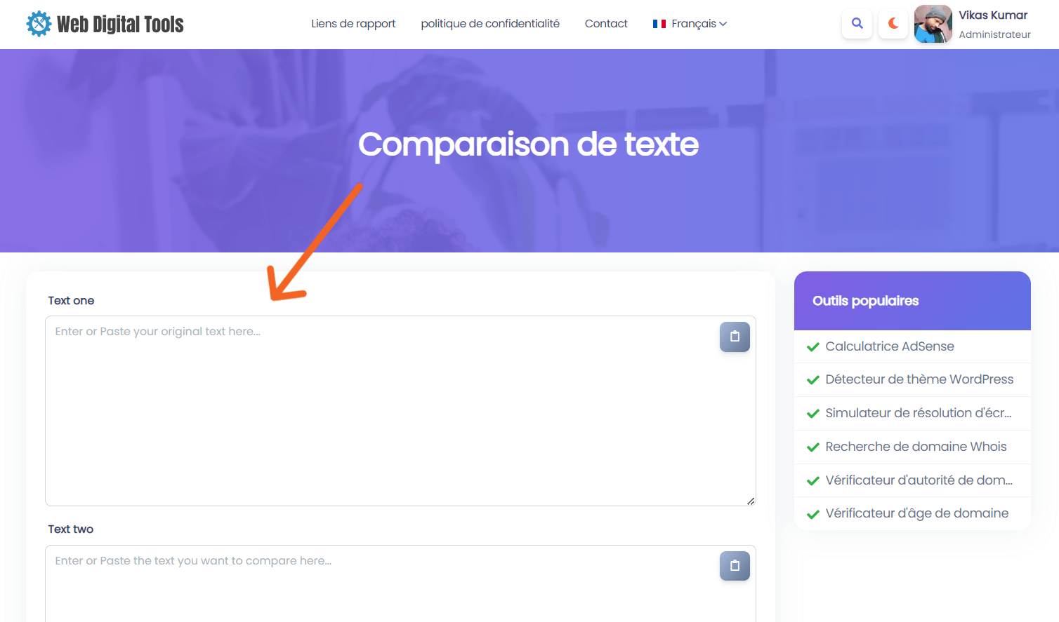 text-compare-fr